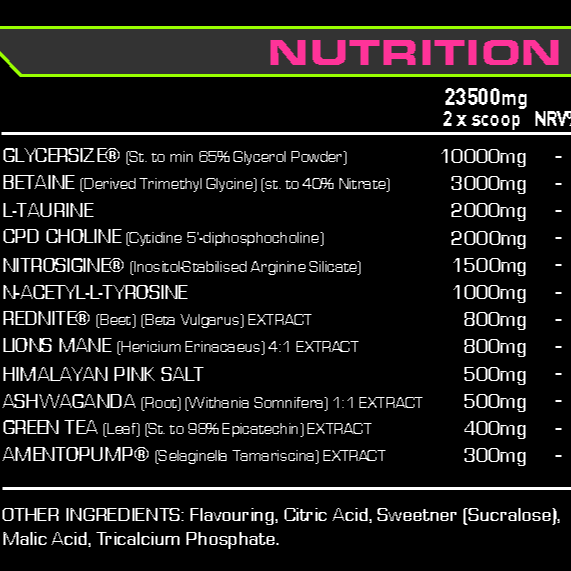 Pumptropic TF™ | Advanced Pump & Focus Pre-Workout